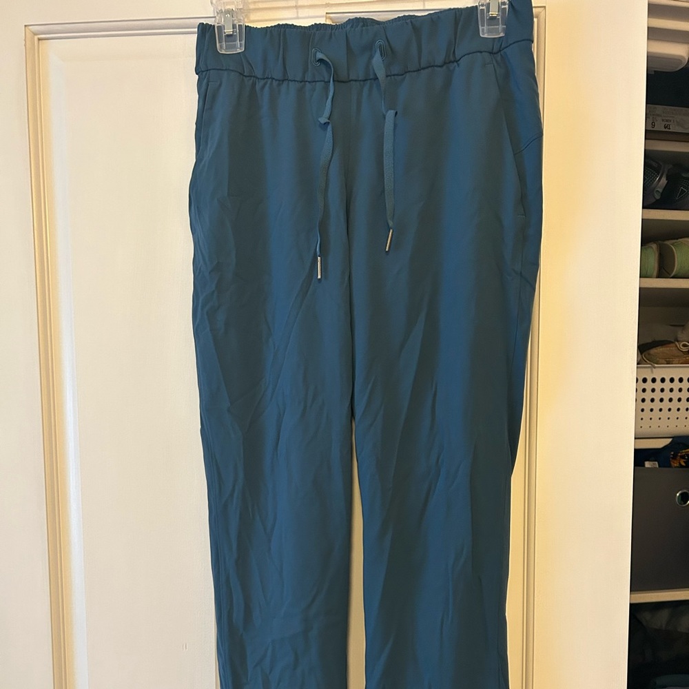 On the fly stretch high rise pants